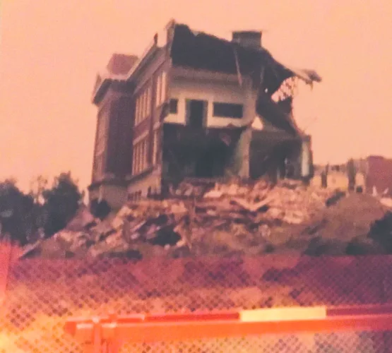 Despite wrecking ball, memories of old Negaunee school live on